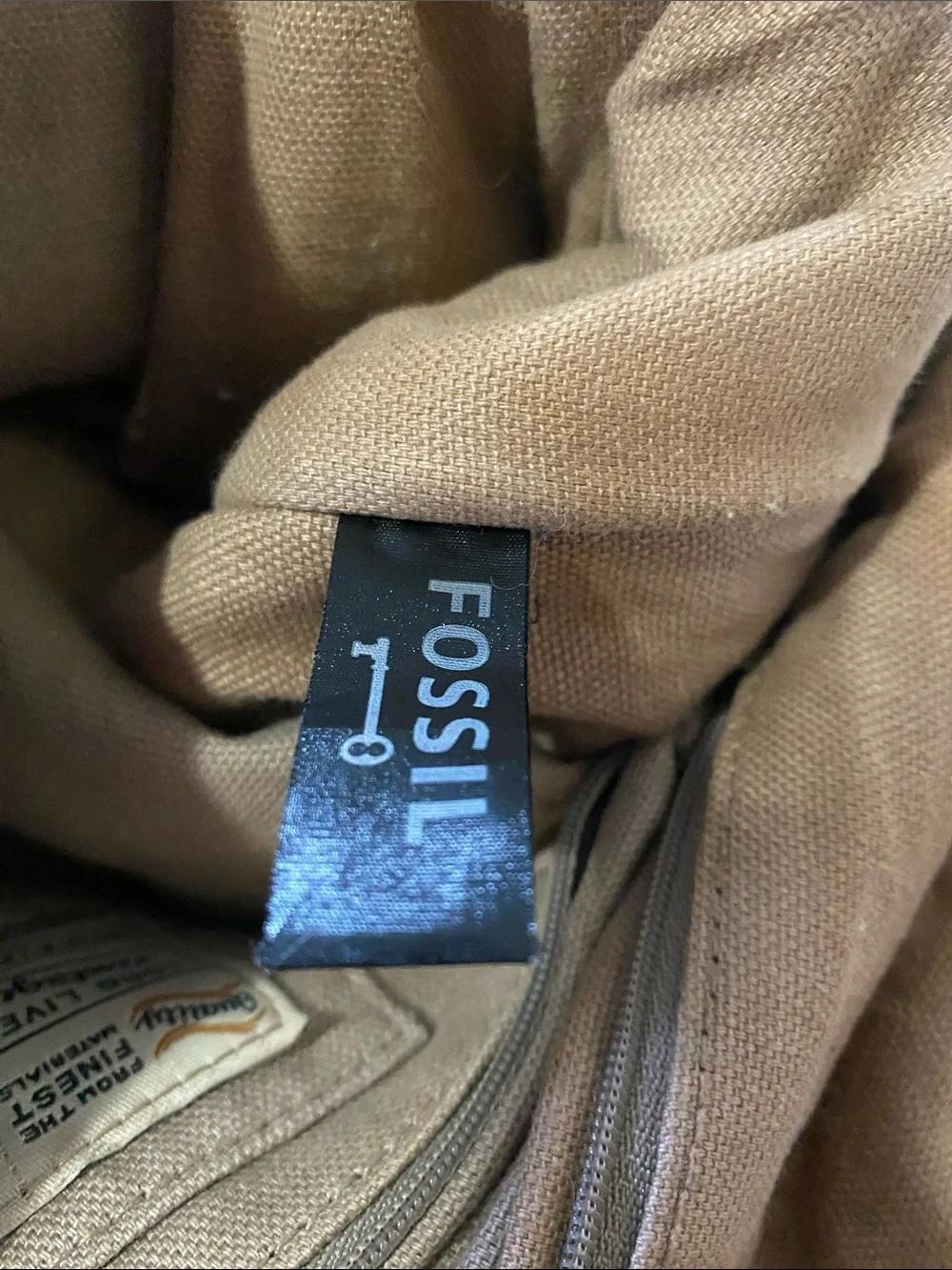 Leather Messenger Bag in Brown